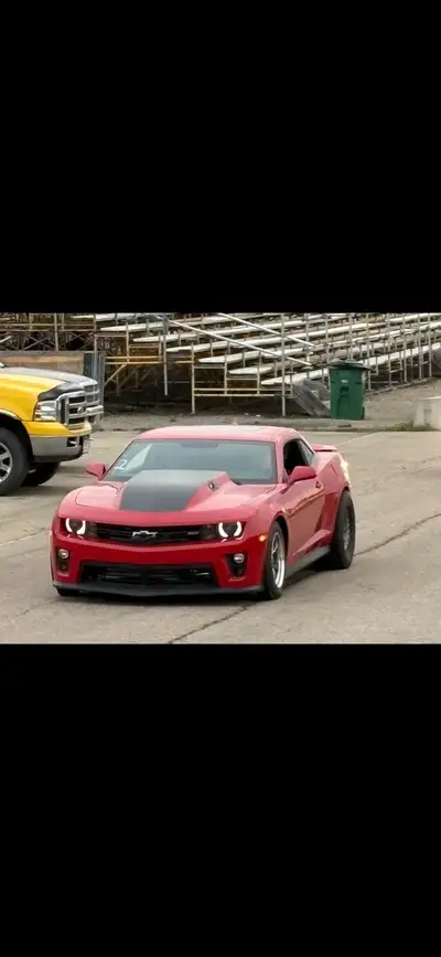 2013 Camaro ZL1, with a 427 LSX ( 6x 1/2 studs rated for 50 psi boost - 3000HP) built by late model...