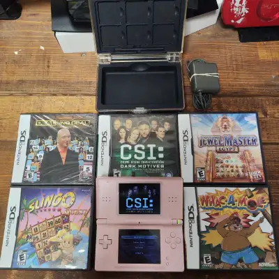 Nintendo DS Lite & Games, View more