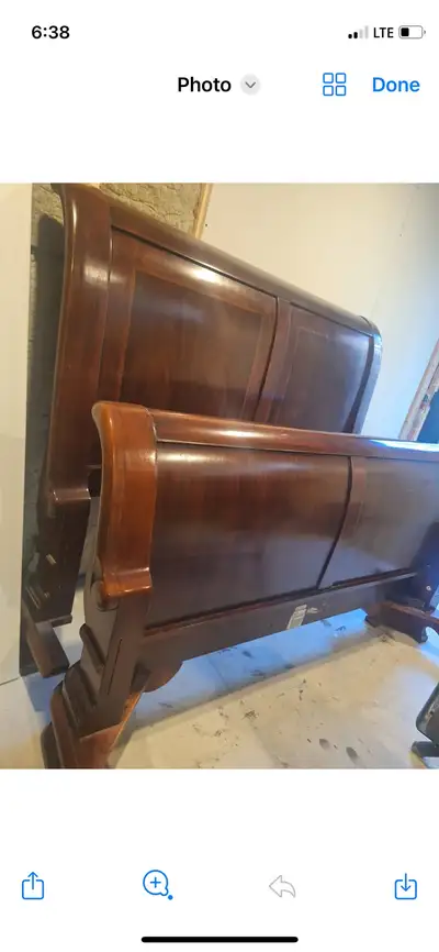 Queen Sleigh Bed Frame, View more