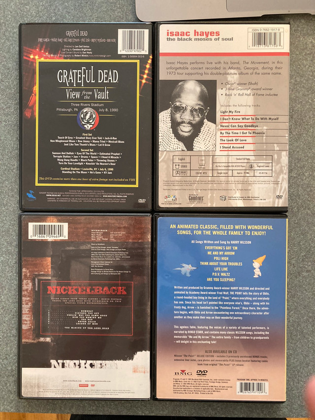 Music DVDs EUC Grateful Dead Isaac Hayes Nickelback The Point in CDs, DVDs & Blu-ray in Calgary - Image 2