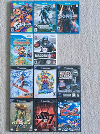 For Sale: GameCube, Wii, Wii U games