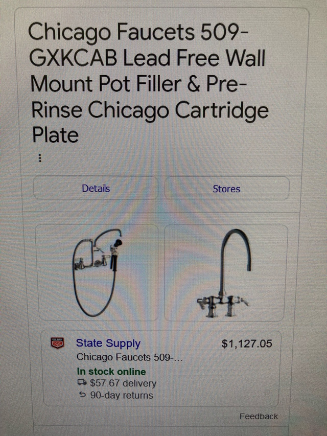 Chicago Faucets - wall mounted faucet in Plumbing, Sinks, Toilets & Showers in Cole Harbour
