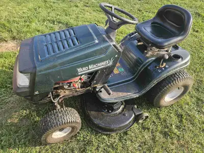 42" Yard Machines Lawn Tractor 15.5 hp, View more