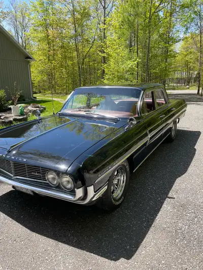Has 394 engine, power steering and brakes. Has after market a/c working. Has dual exhaust 15 inch ti...