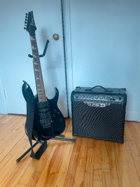 Ibanez Rg with Line 6 Spider amp and accessoires