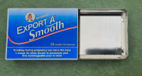 Vintage Cigarette Tin, Export "A"