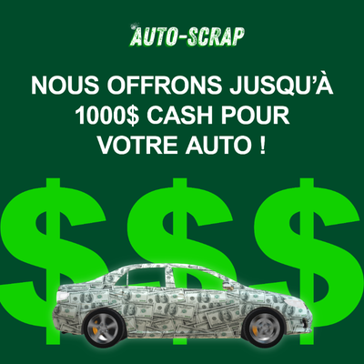 Achat de Vieilles Voitures Scrap, Bazous, Auto Scrap Montreal, Remorquage D'autos, Auto Ferraille, V...