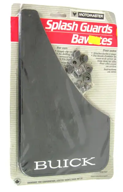 PAIRE de BAVETTES AUTOMOBILE VINTAGE BUICK SPLASH GUARD PAIR English spoken, p.m. me if details are...