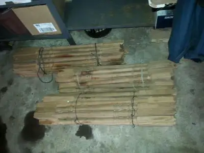 50 wood spindles for railing or stair case $2. each or bo, View more