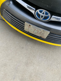 Toyota Camry 2017 hybrid with taxi license plate 