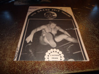 1970 quebec wrestling program lutte Grand-prix edouard carpentie