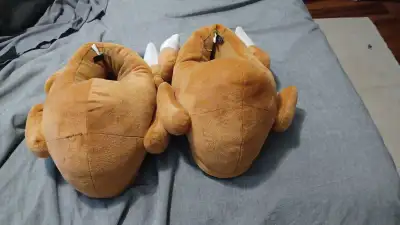 Very warm. Approx. Size 11. $10. Please don't message just ask if they are still available. If ad is...