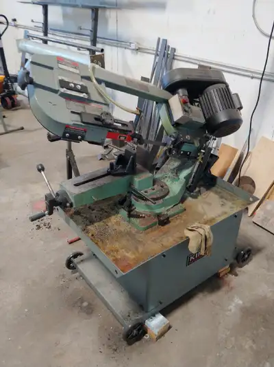 Scie à ruban 7"ø  0-45 degrés King band saw, View more