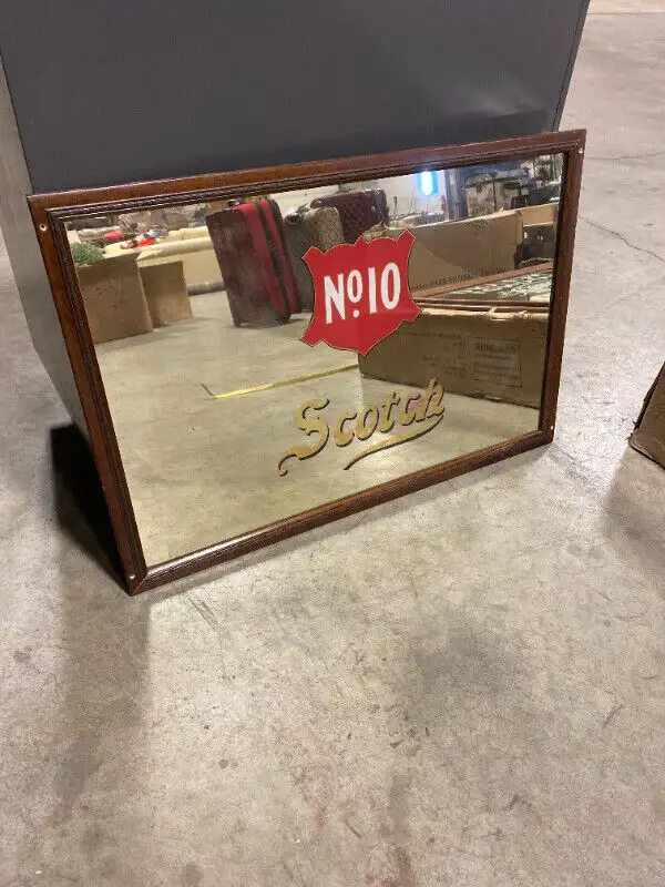 Vintage    Scotch No.   10 Advertising Mirror in Arts & Collectibles in Calgary - Image 3