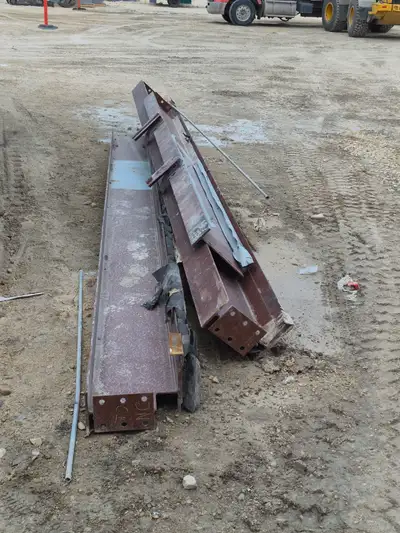 see attached photos of some trusses and I-beams we have for sale at one of our construction sites. I...