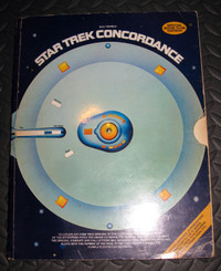 Star Trek Concordance Book from 1976