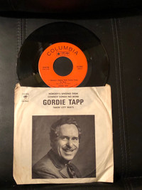 Gordie Tapp rare vintage 45 rpm vinyl record 