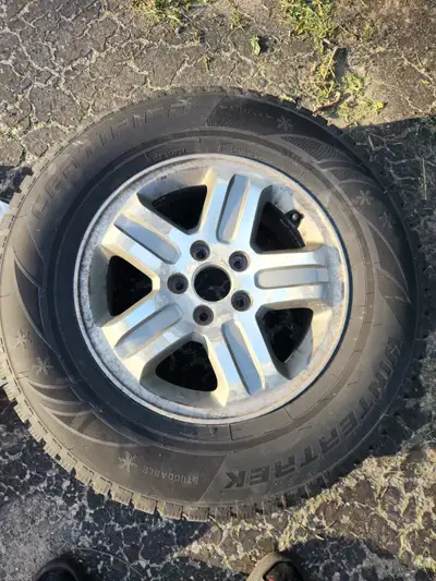 Bought new winter tires for my Honda Pilot. Unfortunately got into an accident which totalled the pi...