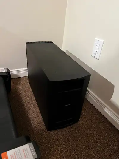 Subwoofer with power cable only. Works great
