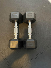 Dumbbells -brand new- 5, 7.5,10, 12.5, 15, 20, 25 and 40lbs pair