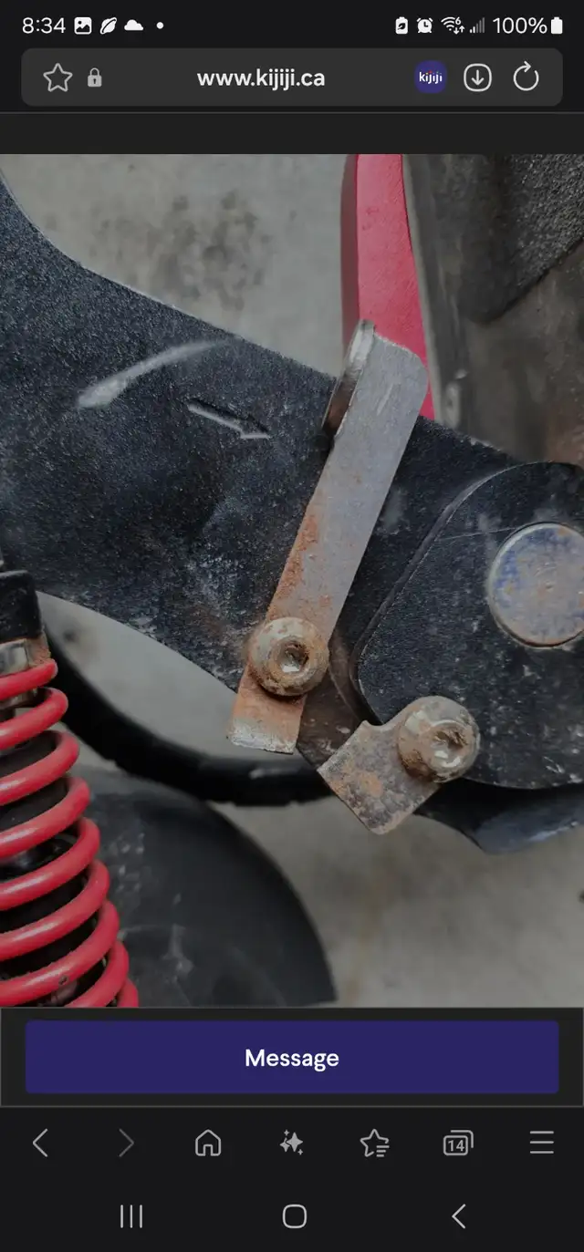 Needs tire Synergy electric scooter bike in eBike in Oshawa / Durham Region - Image 4