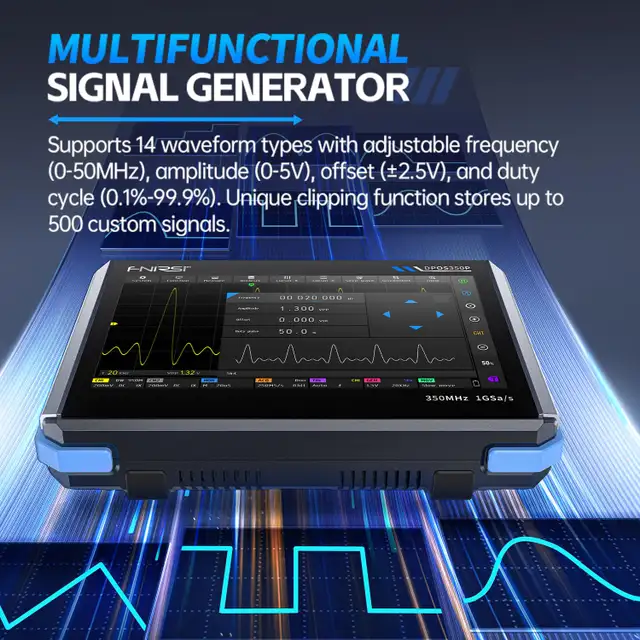 FNIRSI DPOS350P Tablet Oscilloscope 350MHz, Spectrum Analyzer in General Electronics in City of Montréal - Image 8