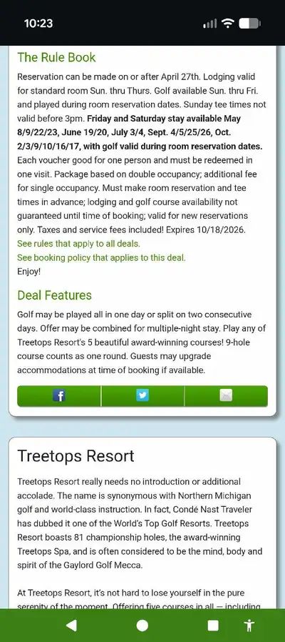Treetops Michigan golf , View more