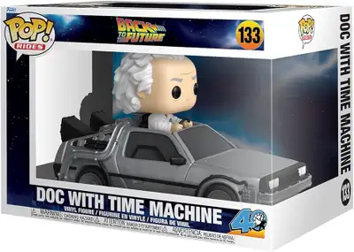 Rides Deluxe:  Back to The Future - Doc with Time Machine, View more