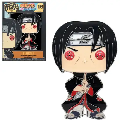 Naruto Itachi Large Enamel Pop! Pin Expand your Pop! style with Pop! Pins! This large Pop! Pin measu...