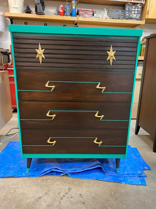 Newly Refinished MCM Dresser in Dressers & Wardrobes in Calgary