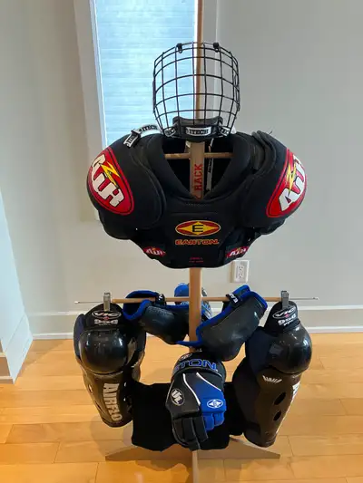 Hockey gear including all pictured items, View more