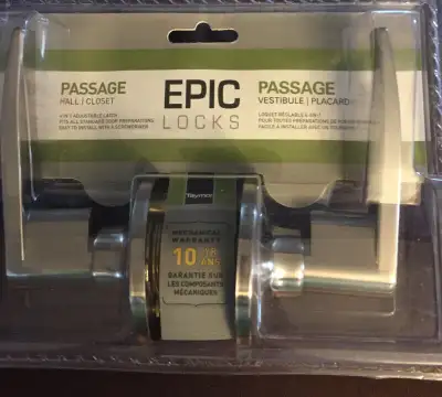 Epic Locks for interior doors-brand new in packaging, View more