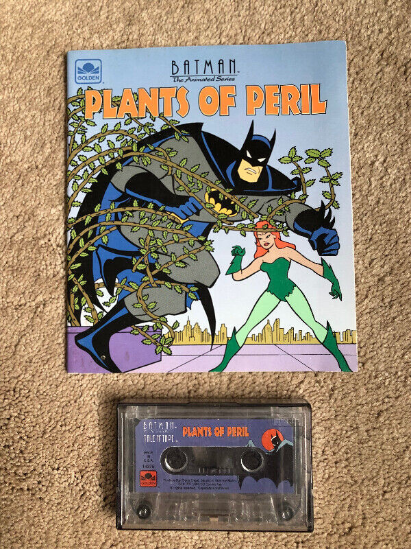 Batman:  Plants of Peril Book + Cassette, 1993 in Arts & Collectibles in Mississauga / Peel Region