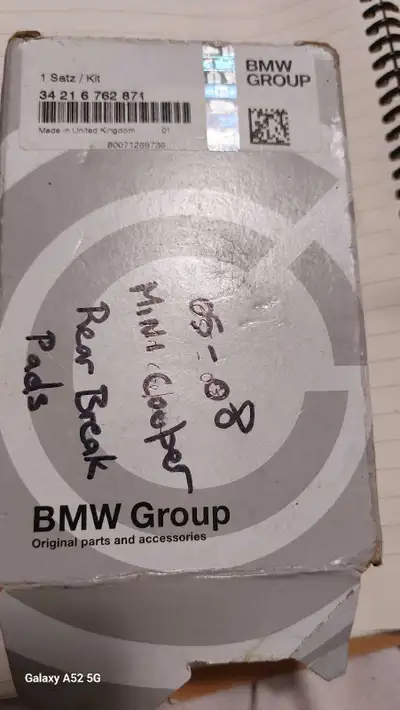 All parts are original BMW parts please check part number for fitment