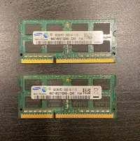 SAMSUNG 4GB 2Rx8 PC3 (2x)