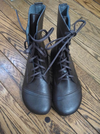 Wide Brown Boots, men's 9.