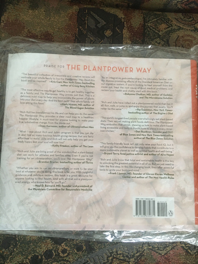 The Plant Power Way book R. Roll Julie Piatt Cookbook Vegan  in Non-fiction in Kitchener / Waterloo - Image 2