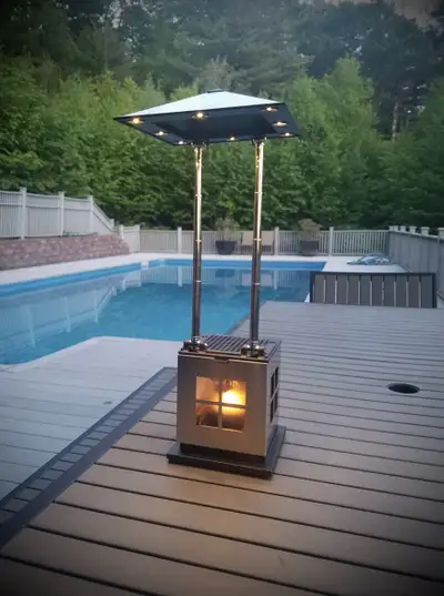 JOI Candle Powered LED Lamp • Stainless Steel • From Hauser •NEW, View more