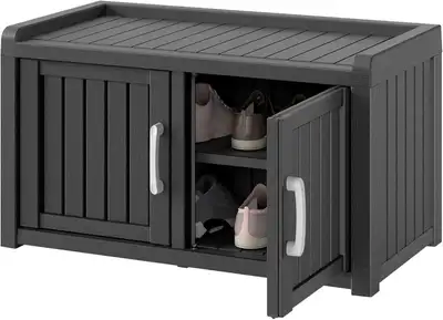 Outdoor Storage Bench Shoe Cabinet, View more