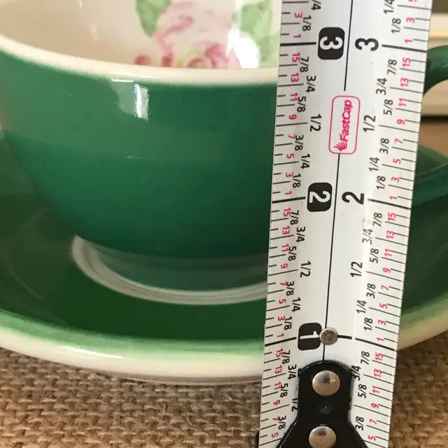 Vintage 40s Syracuse China Drake Hotel Camellia Cup Saucer Plate in Kitchen & Dining Wares in Ottawa - Image 10