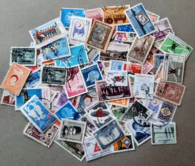 * Turkey Stamps * - Different. Used. - Total of 120 stamps. - Mail to anywhere in Canada via Canada...
