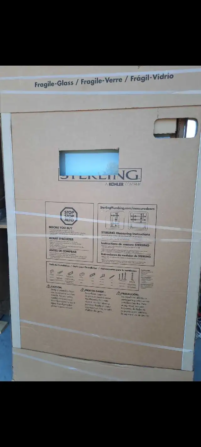 porte coulissante neuve pour bain in Plumbing, Sinks, Toilets & Showers in Gatineau - Image 3