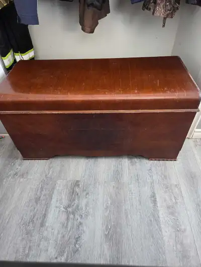 Antique solid wood chest, View more