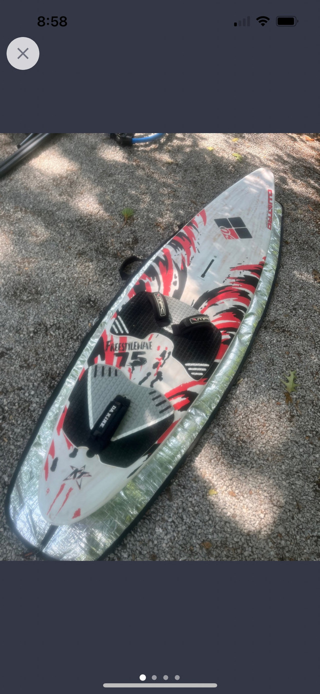 75 ltr Quattro windsurfing board. Now $75 in Water Sports in St. Catharines