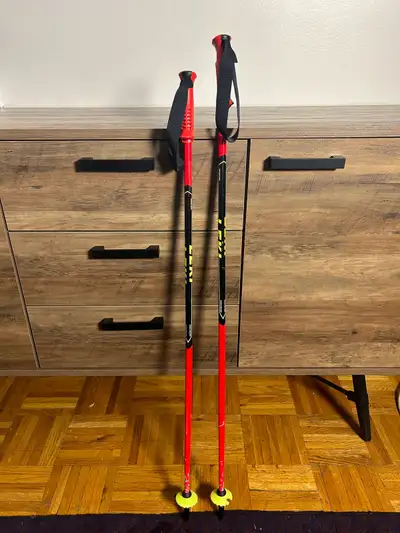 Perfect for young skiers, these Leki kids ski poles offer durability and functionality for the slope...