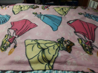Large Pink Cinderella Child's Blanket
