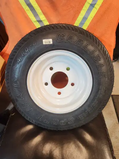 Never mounted. Size is in the second picture. The bolt pattern is 5 X 4.5". Asking $100 or best reas...