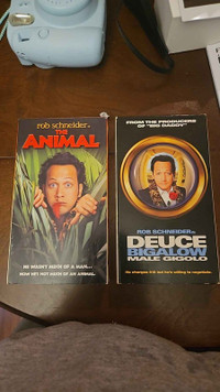 The Animal & Deuce Bigalow VHS. Rob Schneider. East Hamilton.