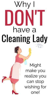 CLEANING LADY#I work bymyself#PROVIDE all cleaning supp.