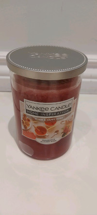 *Brand New* Yankee Candle with 2 Wicks Warm & Happy Home 19oz 